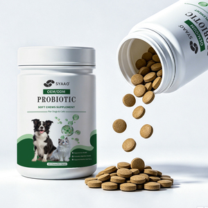 Probióticos OEM, Enzimas Digestivas, Masticables para Perros, Probióticos para la Salud Intestinal, Anti-Diarrea, Estreñimiento, Alivio de Gases y Nauseas - Product Image 1