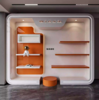 Vitrine personnalisable pour trophées et médailles en bois avec éclairage LED, dos en verre, robuste, finition vernie écologique, murale ou sur pied