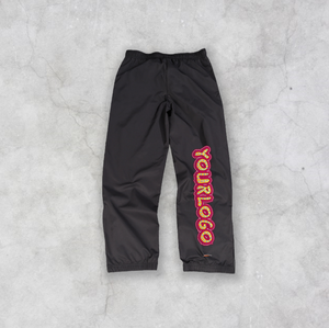 Pantalon de sport décontracté pour hommes OEM avec logo personnalisé en toile épaisse taille mi-élastique cordon de serrage respirant broderie écologique - Product Image 4