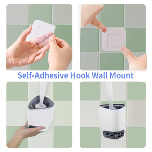 Mejor Nuevo Dispensador de Jabón para Baño, Cepillo de Silicona TPR, Cepillo de Limpieza para Inodoro - Product Image 6