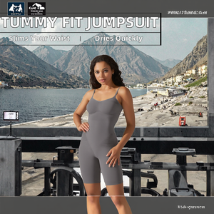 Củ<span class=keywords><strong>a</strong></span> phụ nữ liền mạch thể thao bodysuit nhanh chóng làm khô Tummy kiểm soát eo huấn luyện viên yoga Jumpsuit với Tummy kiểm soát Jumpsuit tính năng - Product Image 4