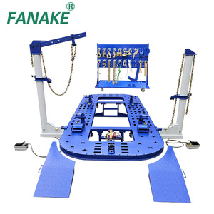 Máquina Enderezadora de Chasis para Carrocería Fanake con Plataforma Giratoria de 360°, Abrazaderas Ajustables de Acero Inoxidable/Manganas - Product Image 1