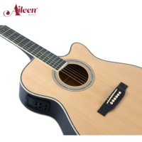 Guitare Électro-Acoustique de Haute Qualité Taille Pleine Cutaway pour Étudiant (AF168CE)