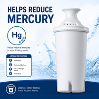 Freco F003 Waterfilter 3 eenheden/set 160L Levensduur filter Vermindert chloor smaak en geur Universeel compatibel