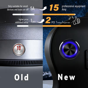 Interruptor de Botón Pulsador Momentáneo de 16mm 19mm 22mm, 15A 12-24V AC/DC, IP67 Impermeable, con Ojo de Ángel LED, Enchufe Precableado, Óxido de Aluminio - Product Image 5