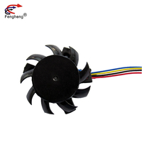 Fengheng mikro eksenel akış fanı 30mm 30x30x10mm 5v 12v DC fırçasız çerçevesiz soğutma fanı 3010 egzoz fanı