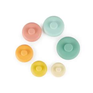 Bieco หอคอยซ้อนซิลิโคนบรรยากาศเขตร้อน6ชิ้น - Product Image 2