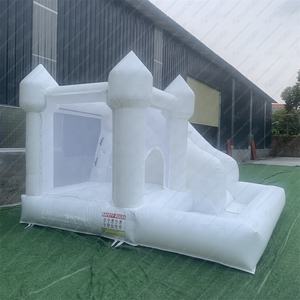 Nouveau Design, Combo gonflable <span class=keywords><strong>Vancen</strong></span>, maison gonflable blanche, château gonflable avec fosse à balles, à vendre - Product Image 2