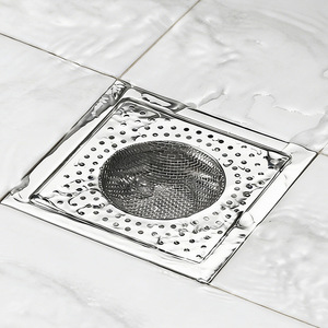 Stainless Steel Square Drain Cover 7.8cm C21M6 Anti Blocking Filter For Bathroom Toilet Drains - Product Image 2