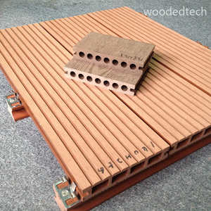 Moderno suelo exterior WPC para patio al aire libre antideslizante bajo mantenimiento 2900x138x23mm - Product Image 2