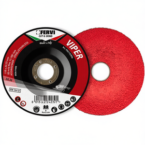 Disque en fibre flexible Fervi Viper 115x22,23 mm pour couper et meuler l'acier inoxydable - Product Image 2