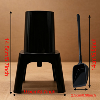 Kit de remplissage de cônes avec entonnoir et pelle, compatible avec les cônes standard King Size 109mm et 84mm