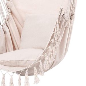 Hanging <b>Hammock</b> Chair with Cushions, Portable Swing Chair with Hardware Kits, for Indoor & Outdoor, Bedroom, Patio, Max 440 LBS - Product Image 3