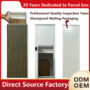 Cassetta Postale Autoportante Impermeabile in Acciaio Zincato, Grande Capacità, Antifurto, per Esterni, con Serratura per Posta e Giornali - Product Image 4