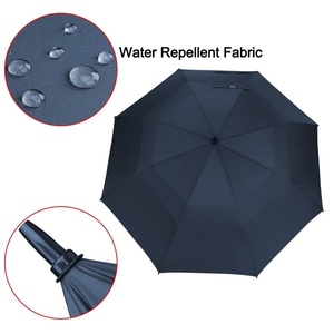Wholesale Cheap Automatic Open Business Golf Big <b>Umbrella</b> Windproof Waterproof Man Straight <b>Umbrella</b> with logo Customized - Product Image 5