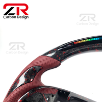 Volant personnalisé en fibre de carbone avec LED RPM pour Cadillac ATS, volant sport personnalisé pour ATS-V CTS CTS-V Coupé