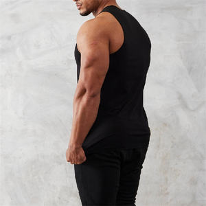 Özel erkekler spor artı boyutu kolsuz <span class=keywords><strong>Tee</strong></span> pamuk hızlı kuru kas spor egzersiz Tank Top - Product Image 6