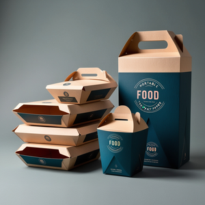 <strong>Custom</strong> <strong>Logo</strong> Disposable Burger &amp; French Fries Fast Food <strong>Packaging</strong> Folders UV Coating Free Sample Paperboard <strong>Card</strong> Material - Product Image 5