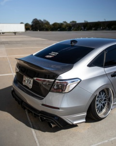 Parti di Ricambio in Fibra di Carbonio per Bagagliaio Posteriore <span class=keywords><strong>Honda</strong></span> Civic 11a Generazione Sedan 2022-2025, Perfettamente Compatibili con il Coperchio del Bagagliaio - Product Image 6