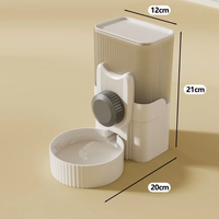 Vente en gros de bols automatiques pour animaux de compagnie, cage suspendue, distributeur de nourriture, bouteille d'eau pour animaux de compagnie, récipient à nourriture, bol pour chiots, chats, lapins