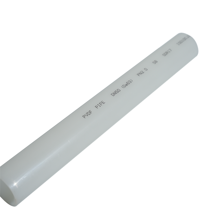 Прямые продажи с фабрики DN16mm-DN110mm коррозионно-профилактическая труба Pvdf для промышленных жидких растворителей и химикатов
