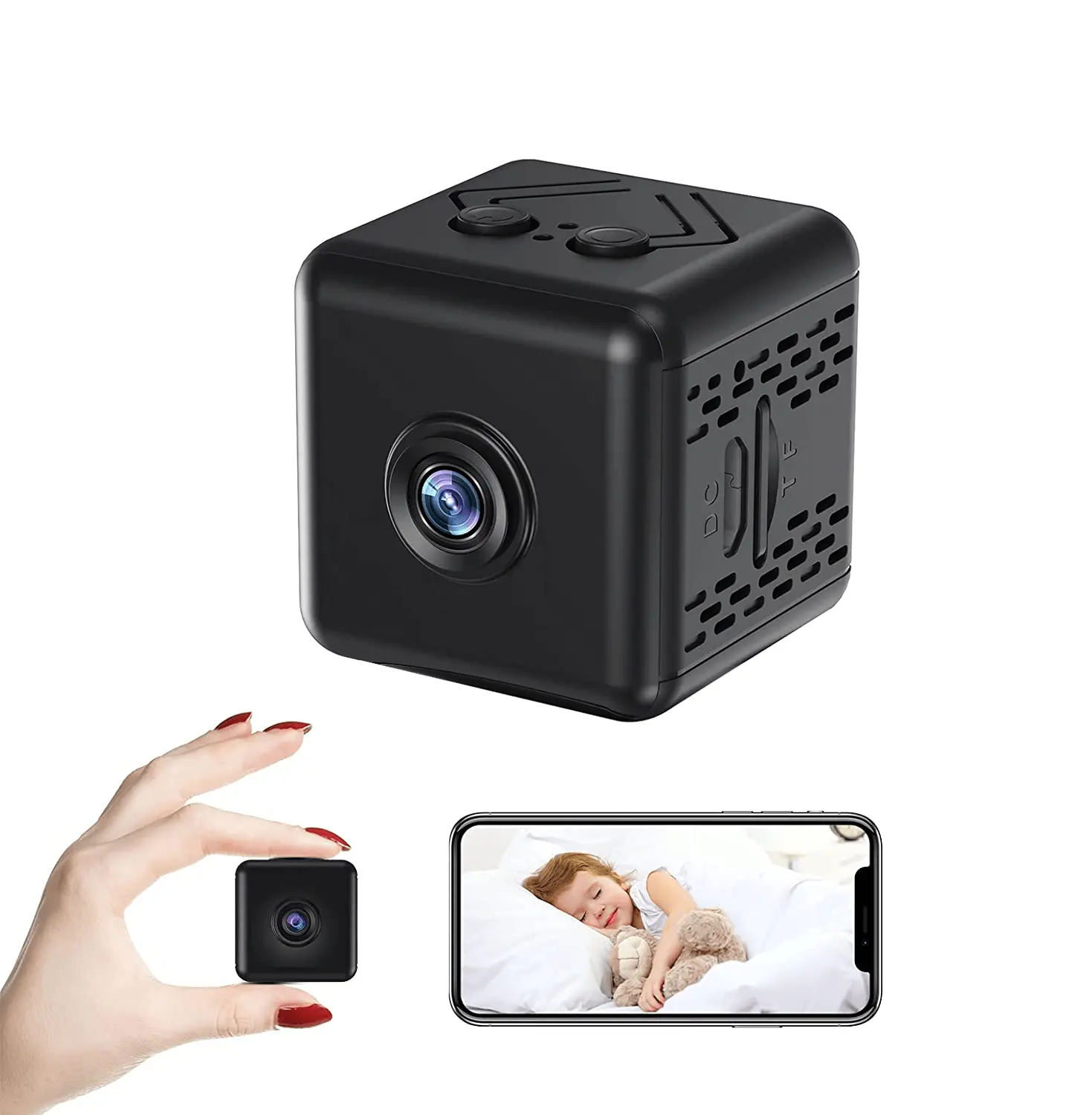 4K HD kızılötesi gece görüş kablosuz Mini video 150 derece geniş açı wifi kamera küçük video kaydedici minyatür mini kamera
