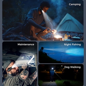 New portable ear-hook LED headlamp, USB rechargeable, waterproof, <b>sensor</b> headlamp, suitable for work, fishing, and camping. - Product Image 2