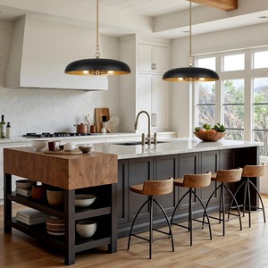 <span class=keywords><strong>Suspension</strong></span> moderne en métal noir et or, <span class=keywords><strong>style</strong></span> <span class=keywords><strong>industriel</strong></span>, luminaire de plafond pour îlot de <span class=keywords><strong>cuisine</strong></span>, table à manger, bar - Product Image 4