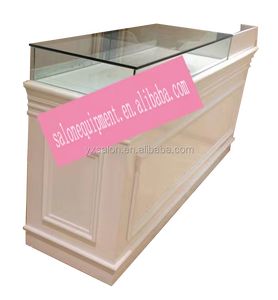 <span class=keywords><strong>Comptoir</strong></span> de <span class=keywords><strong>caisse</strong></span> en bois blanc brillant de style français classique 2017 (XHGL016) - Product Image 5