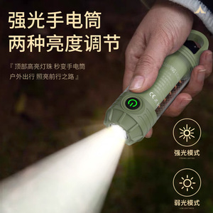 Camping Lantern <b>Led</b> Rechargeable Warm White Light Portable Outdoor Emergency Mini Retro <b>Flashlight</b> For Tent Use - Product Image 5
