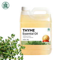 Huile de Thym 100% Pure Naturelle Biologique Antibactérienne Thérapeutique Hydratante Saveur Herbacée Distillée Naturelle Arbre à Thé Soin Corporel