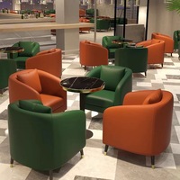 Ensemble de table à manger en acier inoxydable doré moderne et luxueux, facile à nettoyer, pour café, bistrot, bar, restaurants