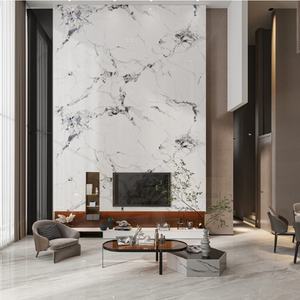 Dalles en porcelaine de grande taille, aspect marbre moderne, dalles en pierre frittée, finition brillante pour les murs, les sols, les salles de bain extérieures, ACCENTS - Product Image 1