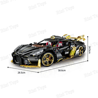 Guly 10631 Moc voitures techniques MOC 1:8 Supercar pour adultes jouets de sport pour enfants cadeau 4368PCS 42083 ensembles de blocs de construction