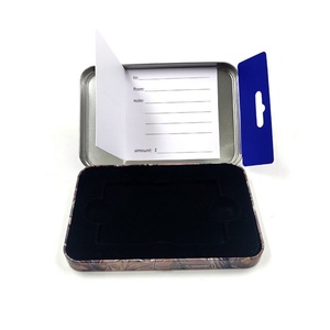 Caja Rectangular de Hojalata con Bisagras y Opción de Logotipo Personalizado para Empaque y Almacenamiento de Regalos Navideños - Product Image 2