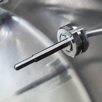 Sensor de temperatura roscado Ds18b20 resistente al agua digital original con tubo de termopozo de acero inoxidable