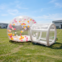Tente bulle de haute qualité, tente transparente gonflable, dôme transparent, tente ballon, grande tente de camping commerciale personnalisée