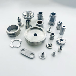 เครื่องกลึงโลหะทองเหลืองอลูมิเนียมเครื่องกลึงโลหะ CNC แบบ3 4 5แกนความแม่นยำสูงงานตามสั่ง - Product Image 1