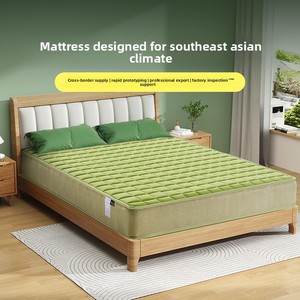 Materasso a molle arrotolato compresso transfrontaliero con topper in memory foam in tessuto a maglia e molle insacchettate singolarmente per la casa - Product Image 2