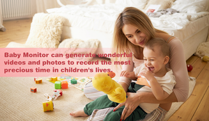 4MP giảm tiếng ồn được xây dựng trong tiếng ồn trắng và bé hát ru Wifi HD hồng ngoại tầm nhìn ban đêm phát hiện khóc nhà trong nhà bé máy ảnh - Product Image 2