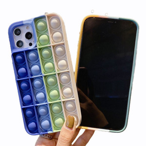 Fundas para Teléfonos Móviles de TPU+PC con Diseño de Animales, Antiestrés, con Burbujas, para Aliviar el Estrés, Moldeadas Hidráulicamente - Product Image 4