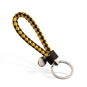 Llavero de cuero trenzado con gancho para hombres y mujeres, para motocicletas, scooters y coches, soporte para llaves. - Product Image 5
