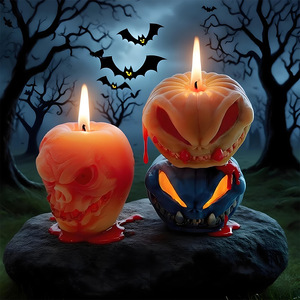 Ky bí ngô Quái Vật nến khuôn đúc, táo hình màu nhựa khuôn, để trang trí trong một bầu không khí ma quái - Product Image 4