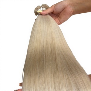 Extensiones de Cabello Humano Vietnamita con Punta de Queratina, Liso, Súper Doble Trama, Color Rubio, Mini Puntas Planas - Product Image 1