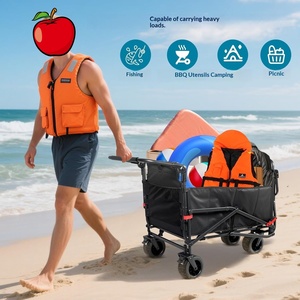 Chariot de <span class=keywords><strong>camping</strong></span> multifonctionnel pliable, transformable rapidement en lit inclinable, grande capacité, pour la plage, le <span class=keywords><strong>camping</strong></span> et la pêche - Product Image 4