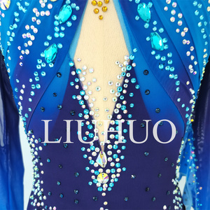 Pour LIUHUO belle fille robe de patinage artistique groupe d'âge enfants Costumes de patinage sur <span class=keywords><strong>glace</strong></span> pour les compétitions de classement de patinage - Product Image 5