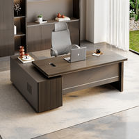 Bureau de direction en bois pour usage commercial, livraison rapide, durable, écologique, design moderne et luxueux, garantie 5 ans