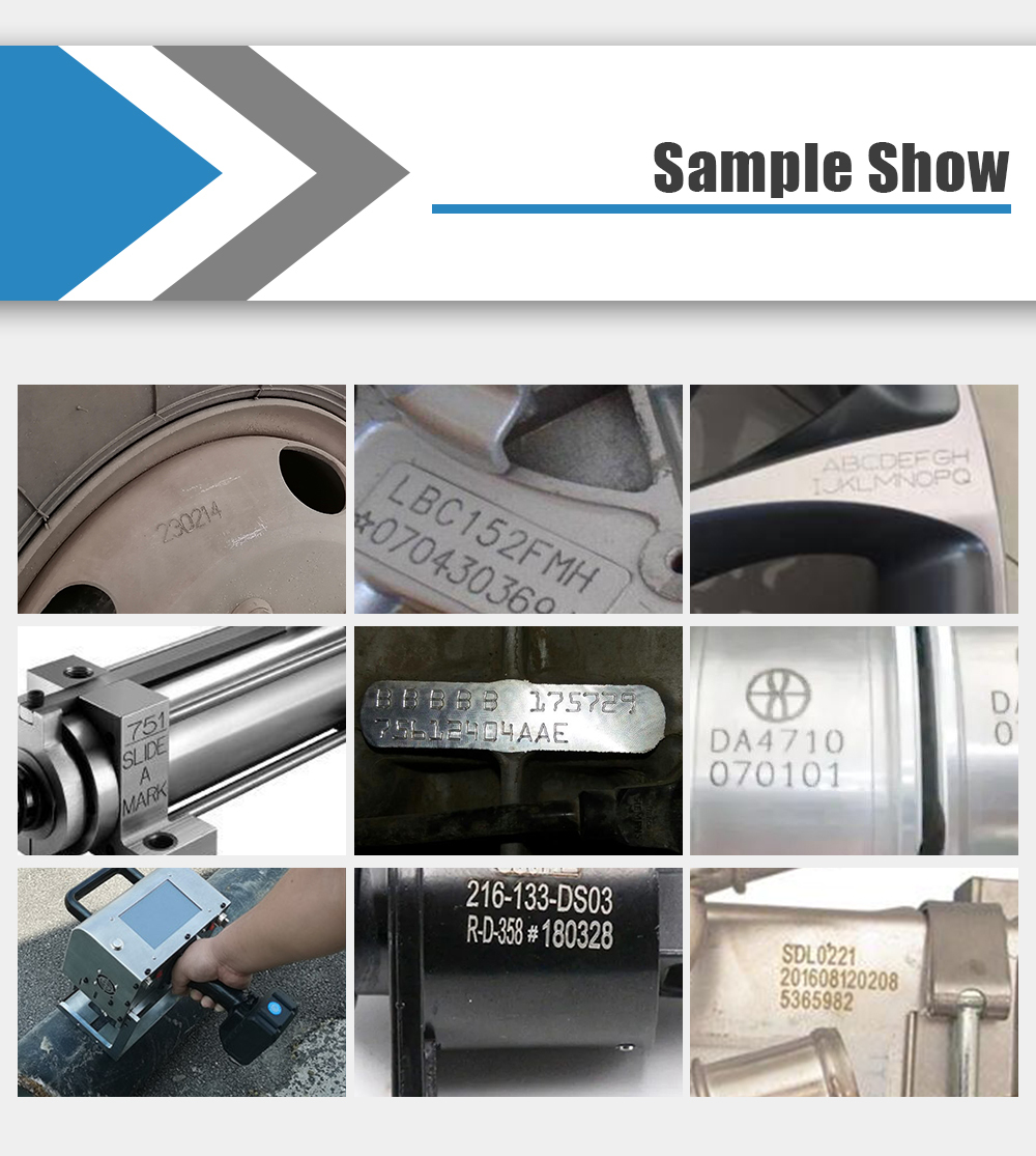 にに Perfect Laser Handheld Marking Machine for Big Metal Parts
