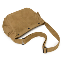 Tas Selempang Kanvas Retro Tahan Lama Custom Grosir Tahan Air Tas Bahu Vintage Outdoor Tas Messenger Pria Tas Dada