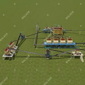 Ligne complète 100Tph de l'usine d'amélioration des minéraux de fer de Jxsc